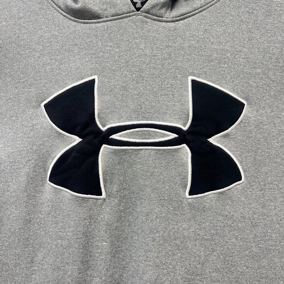 Med Under Armour Pull Over Hoodie Y2K Skater Retro Outdoor AAA3585 - Picture 4 of 6